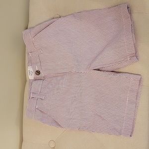 Boys 7 Striped Seersucker 100% Cotton Shorts | New | No Tags